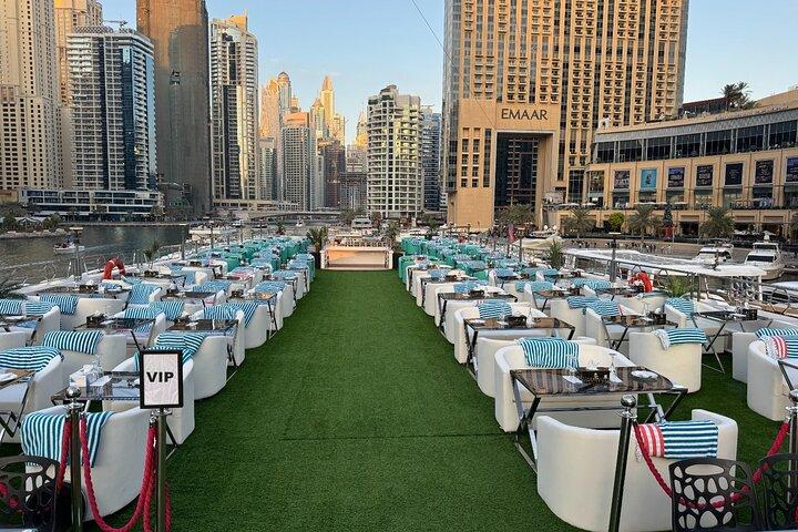 Lotus Mega Yacht Evening Cruise 5 Star Buffet and Drink Options