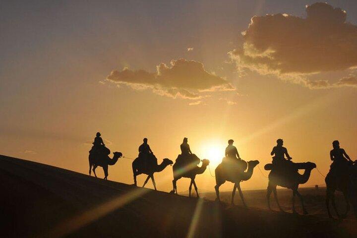 Agafay Golden Hour Escape – Camel Ride & Dinner from Marrakech