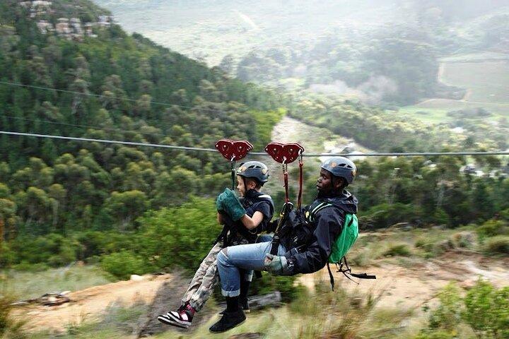 Cape Town Zipline Adventure (Hotel Pickup & Dropoff included)