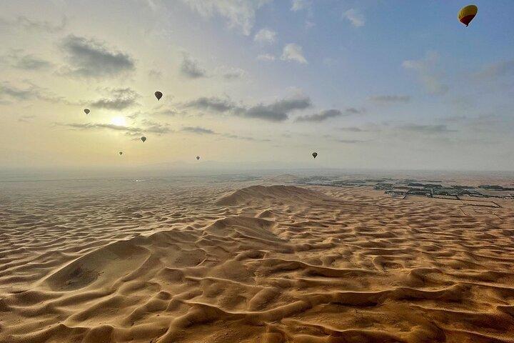 Hot Air Balloon Adventure Ride in Dubai with Pickup & drop &Video