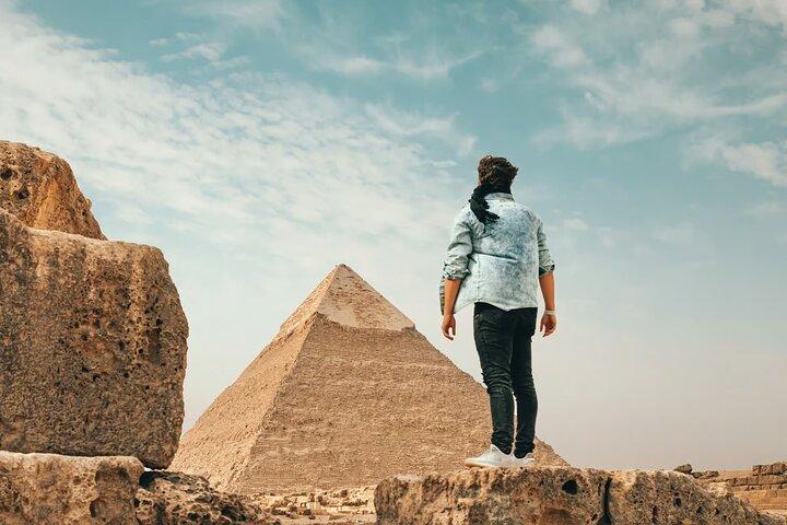 Pyramids & Sphinx ,Sakkara, Dahshur , ATV, CAMEL ,Lunch ,Entrance