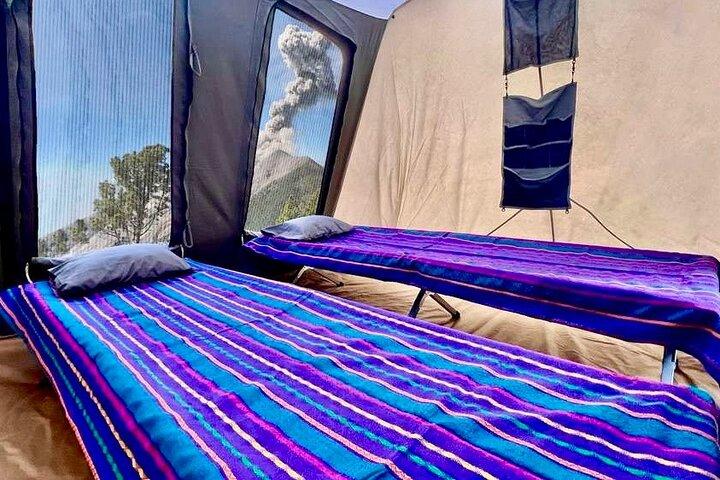 Acatenango Volcano Overnight Hike with Comfort Glamping