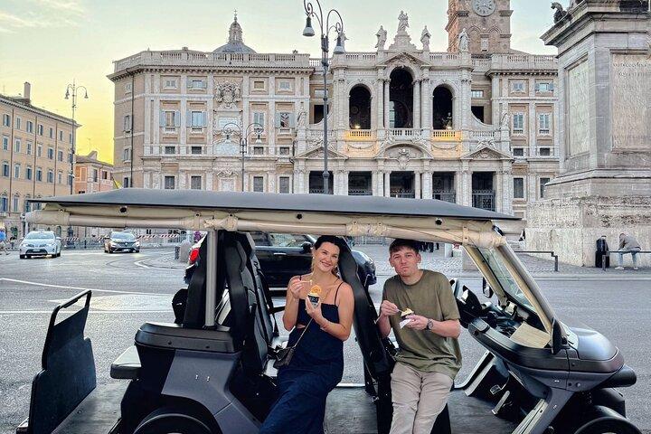 Rome for Foodies: Private Golf Cart Tasting Experience