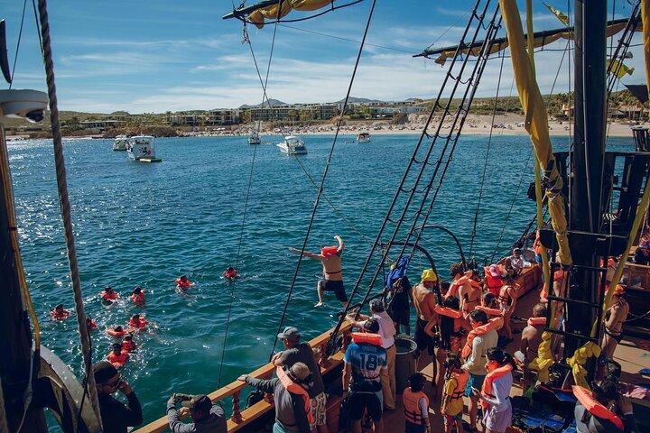 Pirate Hunt Breakfast or Lunch Snorkel Adventure in Cabo