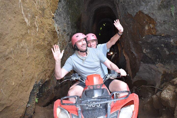 Ubud ATV Quad Bike Tour with Tunnel and Waterfall