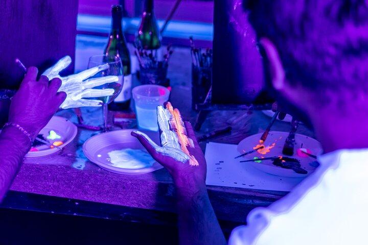 Tipsy Neon Paint And Sip Night in Rome