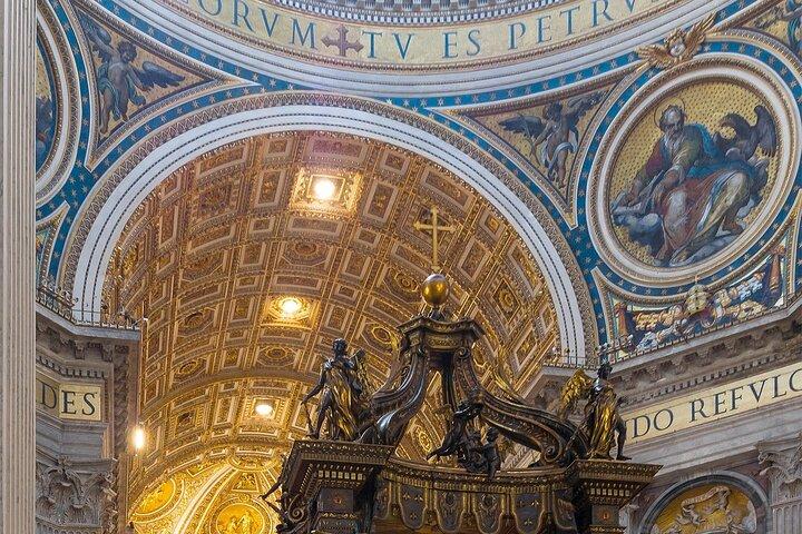 Early Morning Tour St Peter Basilica and Dome Climb