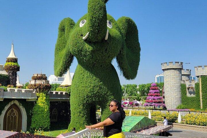 Miracle Garden and Global Village with Transfers from Abu Dhabi