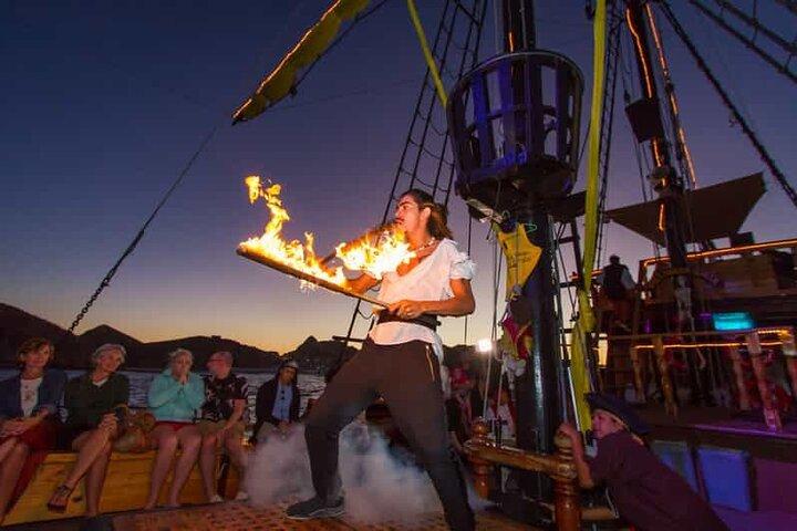 Cabo Adventure at Dusk: Sunset Cruise with Pirate Show