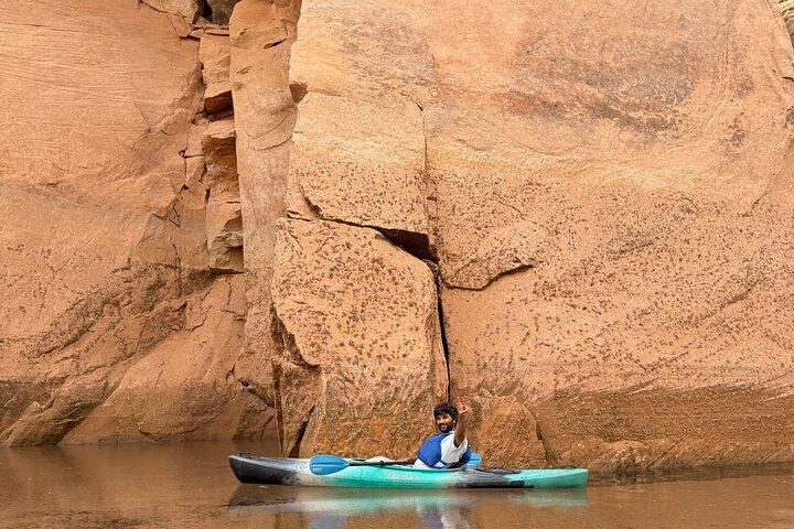 Kayak Antelope Canyon and hike, at Lake Powell