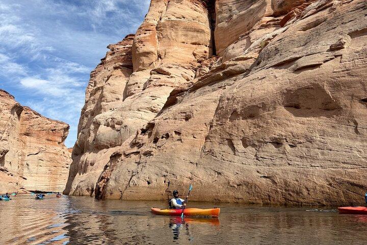 Kayak Antelope Canyon and hike, at Lake Powell