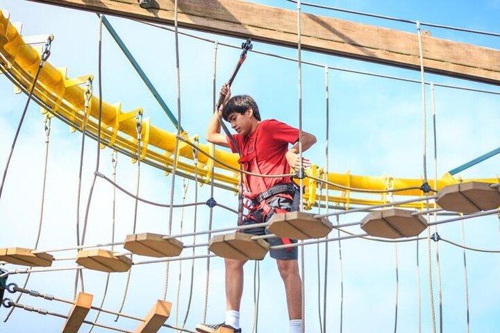 Natural Bridge Caverns Twisted Trails Zip Rails and Ropes Course
