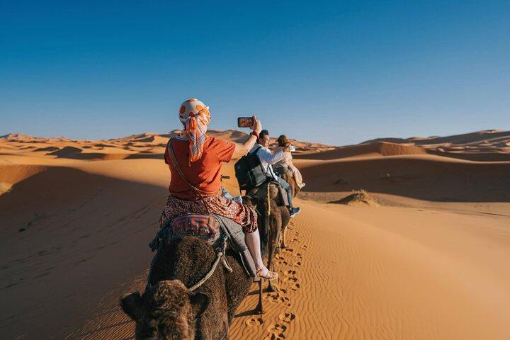 Sunset Camel Ride with Starry Desert Dinner and Fire Show