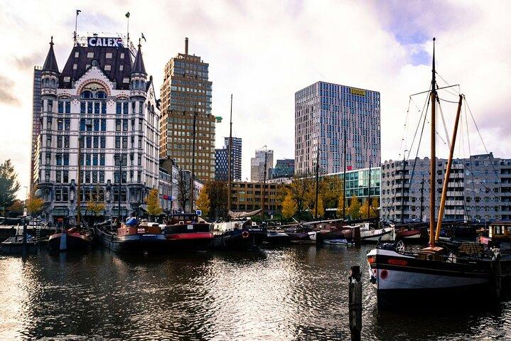 Rotterdam: Waterbus Ticket to Kinderdijk & City Audio Tour
