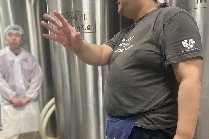 Kyoto sake brewery experience tour (Includes 4 sake tastings)