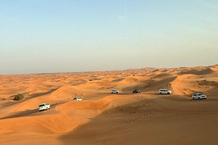 Dubai Premium Desert Safari – Red Dunes, Camel Ride & BBQ Dinner