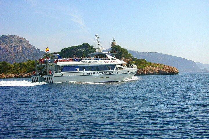 Formentor Beach and boat crossing