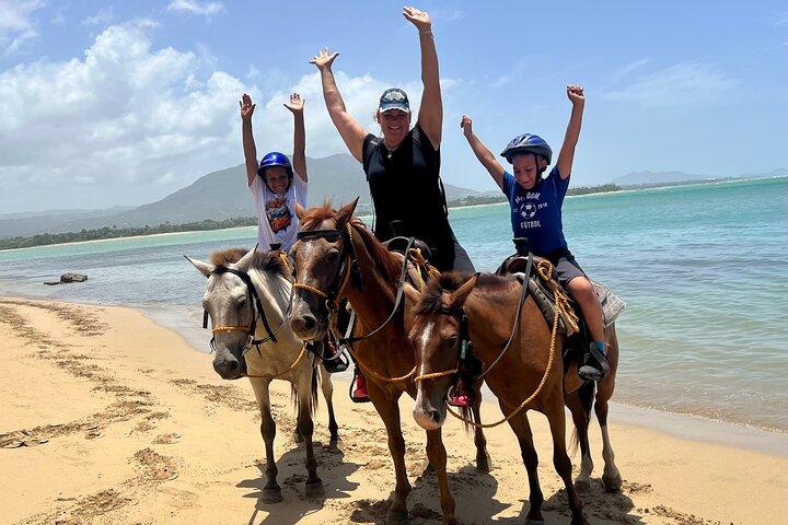 Puerto Plata: Horseback Riding& Small Groups & Beach & Swim Horse
