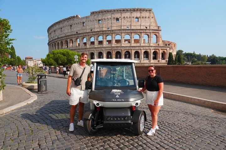 Private Golf Cart Highlights Tour in Rome
