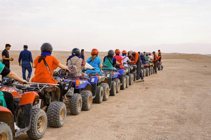 Agafay Quad Biking & Camel Ride with Sunset Dinner Show