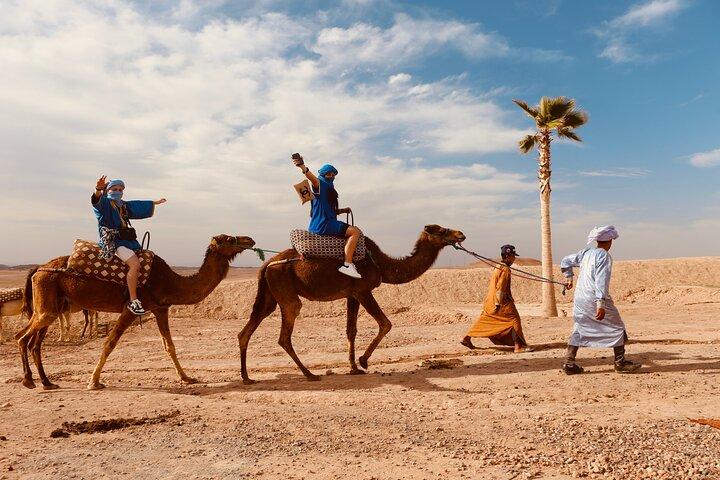 Agafay Quad Biking & Camel Ride with Sunset Dinner Show