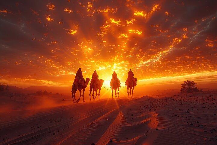 Agafay Desert Camel Ride Marrakech Magical Sunset with Show