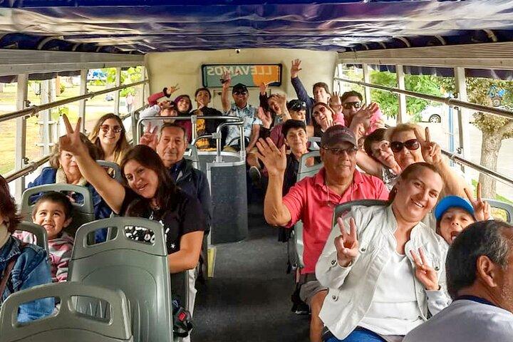 Cable Car, Funicular and Sightseeing Bus in Santiago one day