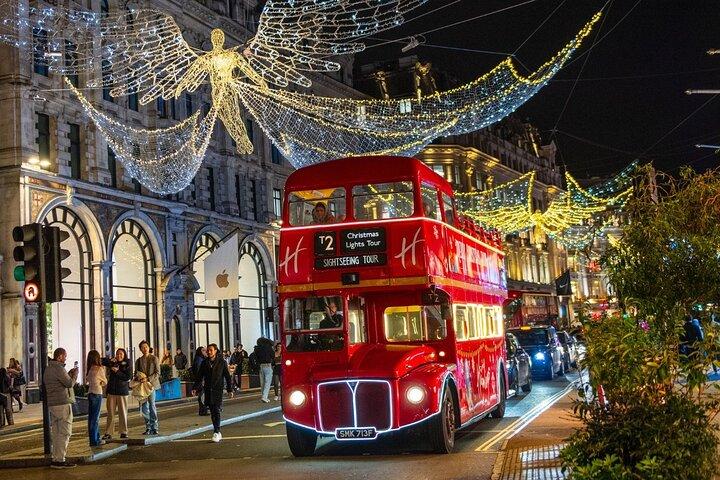 Christmas Lights Tour by Vintage Bus in London