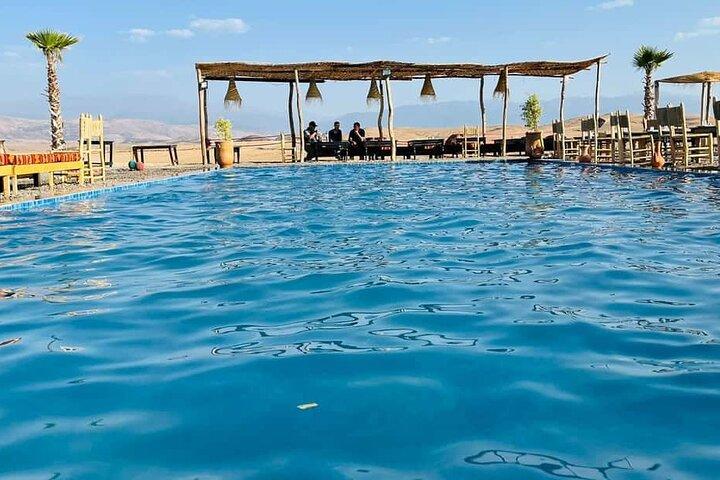 Agafay Desert Pool Day & Moroccan Dinner with Live Show