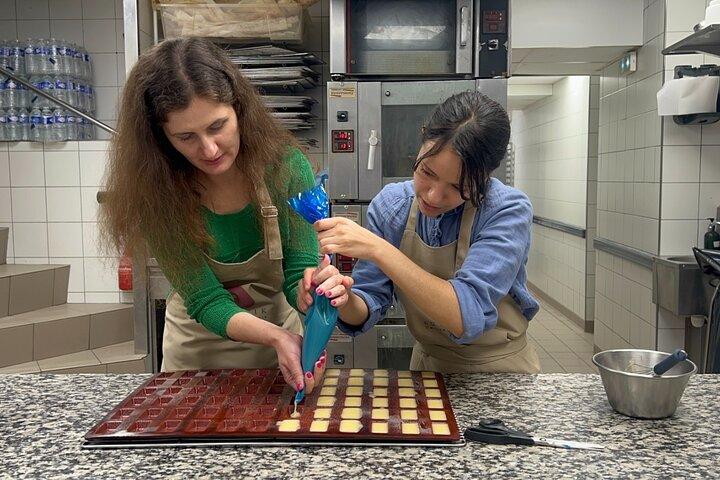 Paris Macaron Baking Activity in a Real Pâtisserie