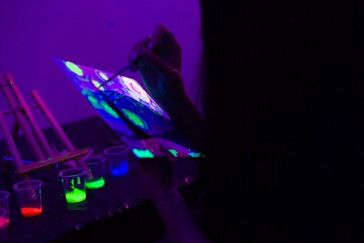 NEON Starry Night Sip and Paint Experience