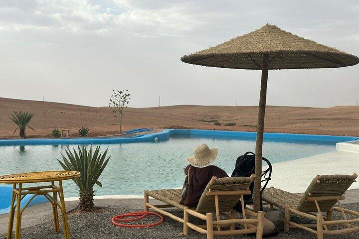 Agafay Day: Quad, Dromedary, Swimming pool, Moroccan Dinner & Show