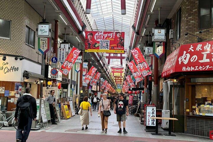 Osaka: Tenjinbashi Market Walk & Osaka Tenmangu Tour