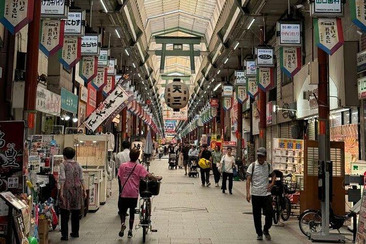 Osaka: Tenjinbashi Market Walk & Osaka Tenmangu Tour