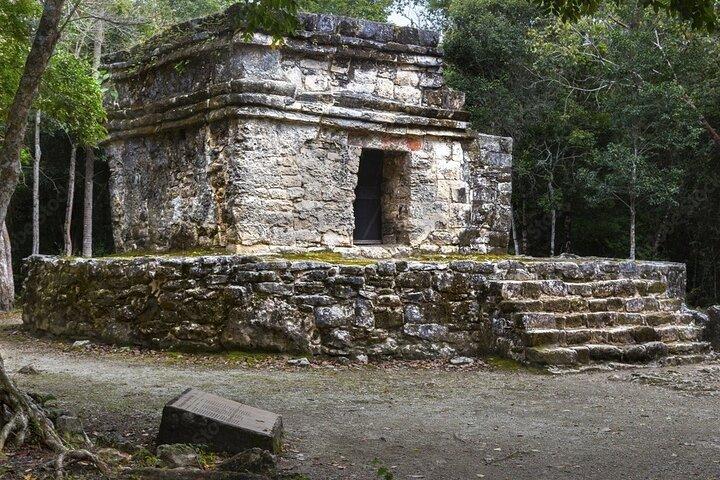 Cenote and Ancient Mayan Ruins Tour with Tequila in Cozumel