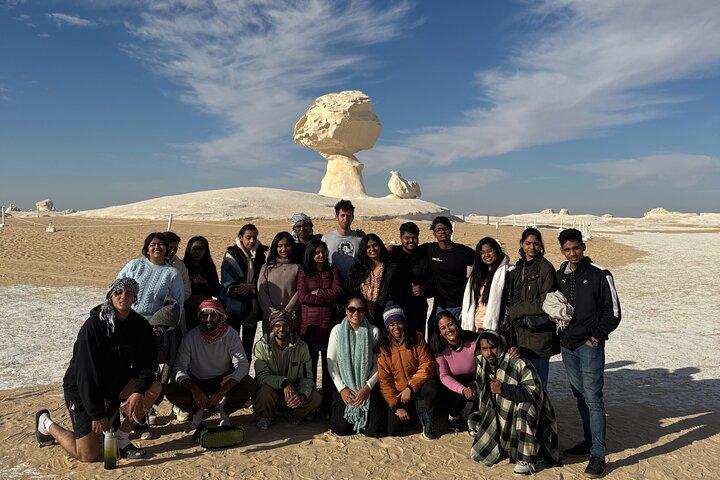 White and Black Desert Overnight Camping Adventure