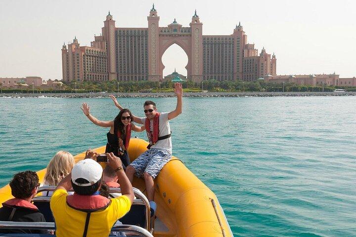 Dubai Yellow Boat Tour Marina Palm and Burj Al Arab