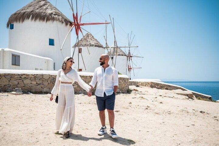 Deluxe Cruise-Friendly Mykonos Beach Bliss & Town Stroll