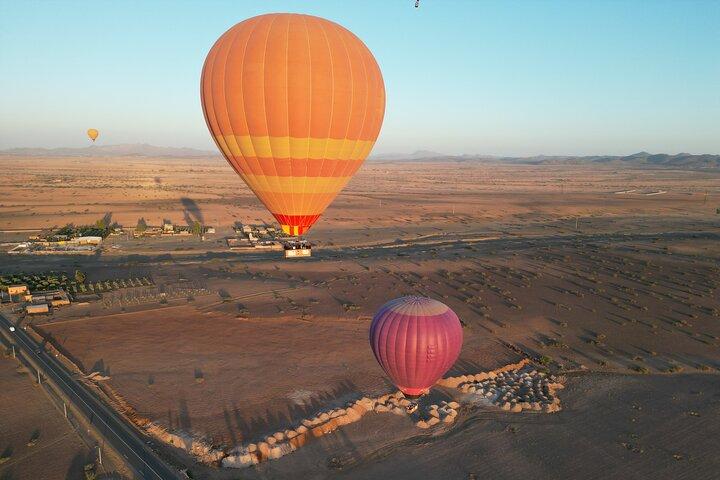 Marrakech Hot Air Balloon Ride and Agafay Desert Eexcursion