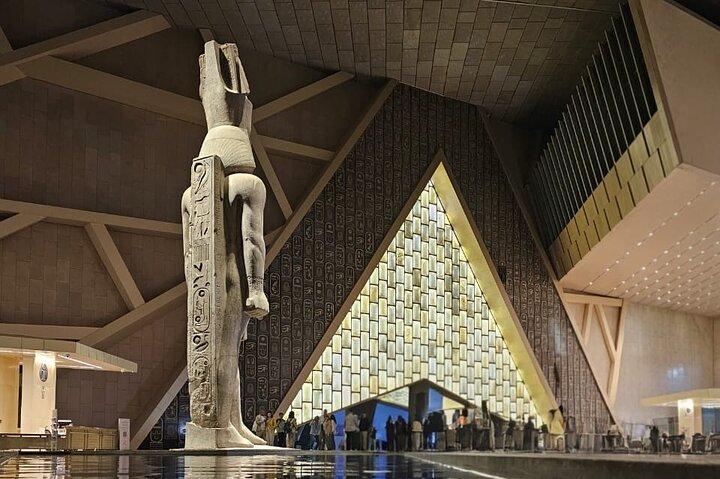 Night Tour at the Grand Egyptian Museum with dinner