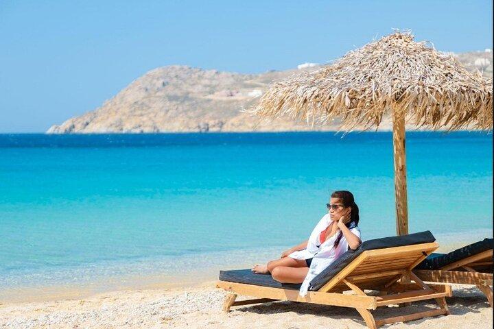 Deluxe Cruise-Friendly Mykonos Beach Bliss & Town Stroll