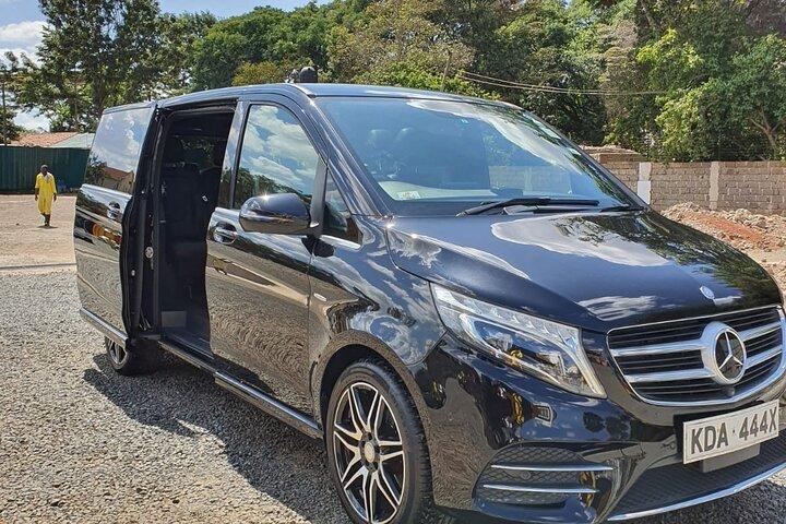 Private car and driver with luxury Mercedes Viano in Nairobi