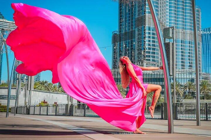 Dubai Flying Dress Photoshoot