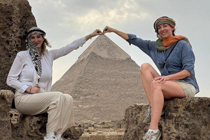Grand Egyptian Museum Pyramids Sphinx ATV Bike and Dinner Cruise