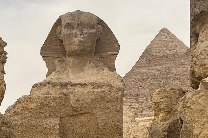 Grand Egyptian Museum Pyramids Sphinx ATV Bike and Dinner Cruise