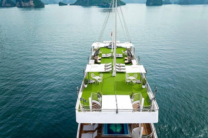 Hanoi: Luxury Hercules Premium Cruise to Ha Long Bay with Buffet