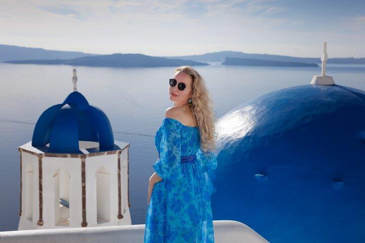 Santorini Private Photoshoot in Oia & Blue Domes