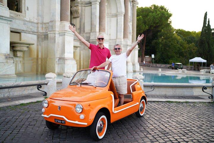 Private Convertible Fiat 500 Tour of Rome with Photoshoot