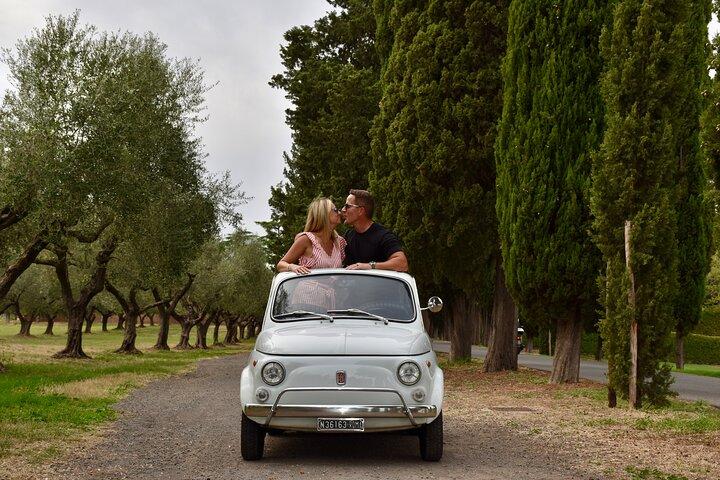 Beyond the Roman Walls | Vintage Fiat 500 & Timeless Photography