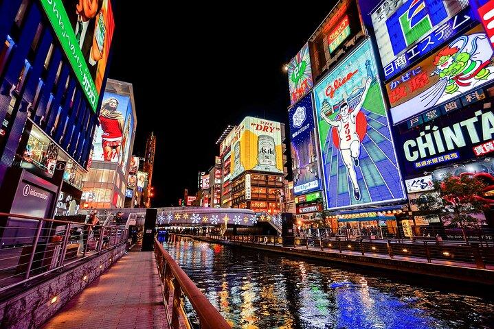 Osaka: Osaka Castle & Dotonbori & Shinsaibashi Private Tour